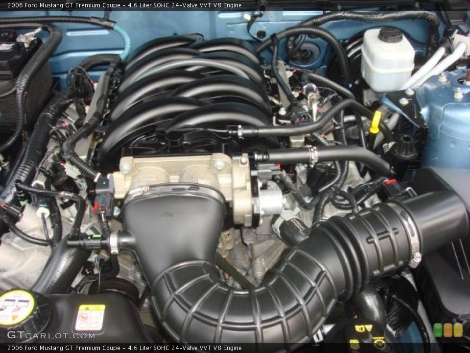 4.6 Liter SOHC 24-Valve VVT V8 Engine for the 2006 Ford Mustang #11964082