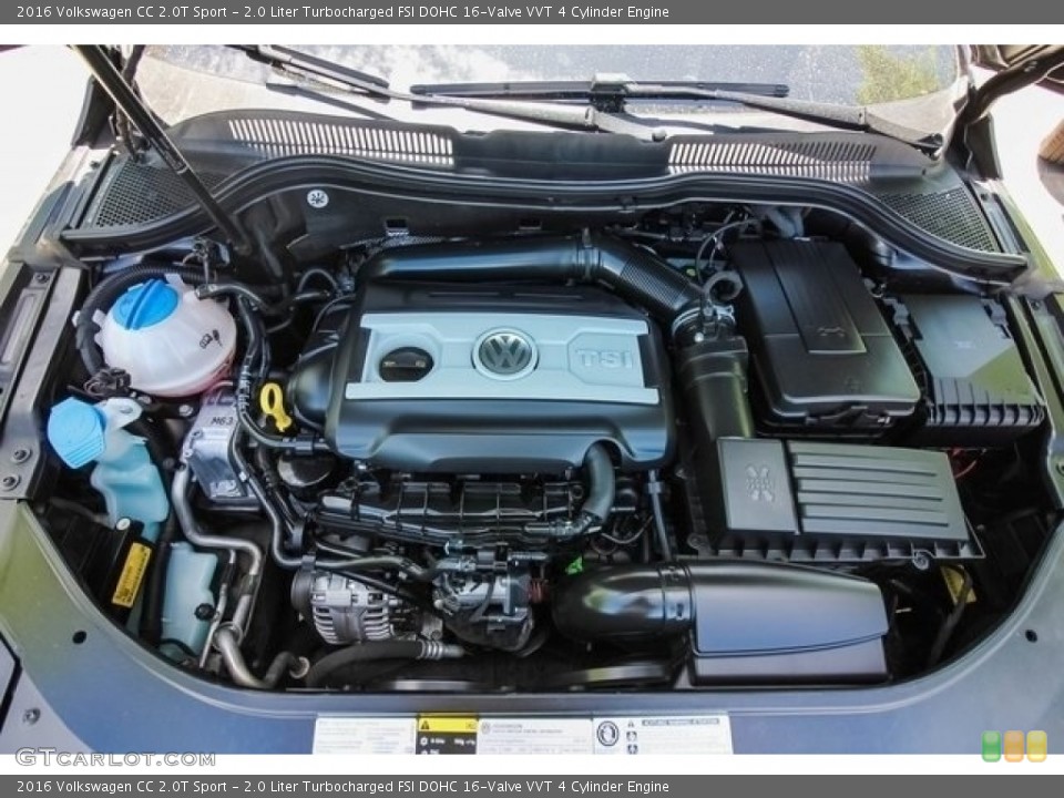 2.0 Liter Turbocharged FSI DOHC 16-Valve VVT 4 Cylinder Engine for the 2016 Volkswagen CC #119685465
