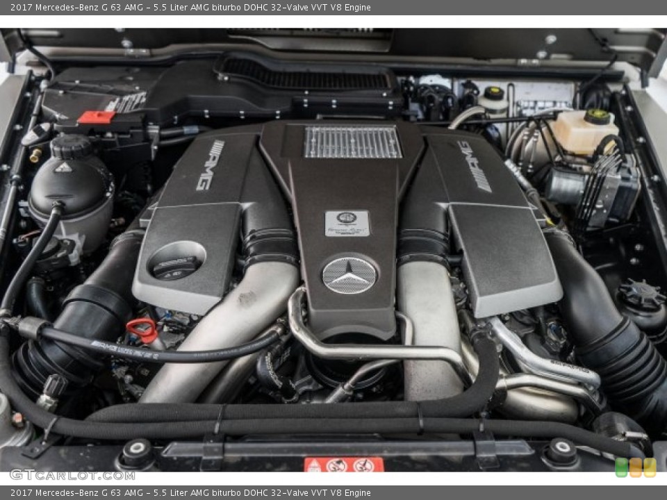 5.5 Liter AMG biturbo DOHC 32-Valve VVT V8 Engine for the 2017 Mercedes-Benz G #119889520