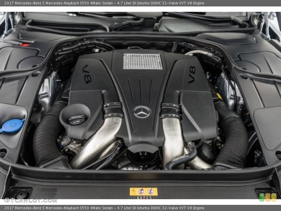 4.7 Liter DI biturbo DOHC 32-Valve VVT V8 Engine for the 2017 Mercedes-Benz S #119893495