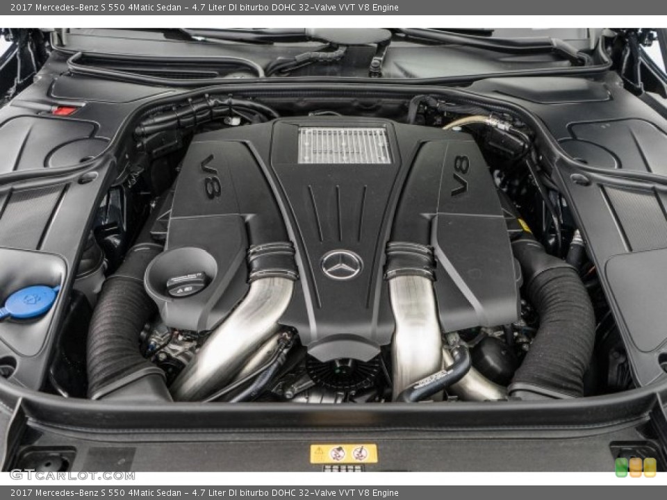 4.7 Liter DI biturbo DOHC 32-Valve VVT V8 Engine for the 2017 Mercedes-Benz S #119894641