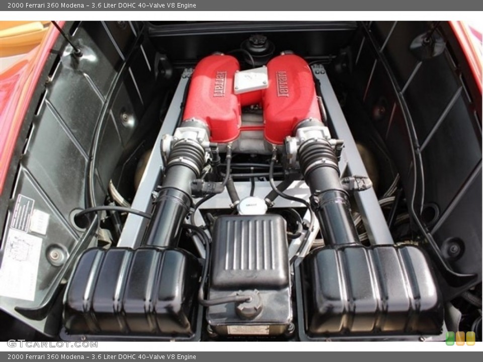 3.6 Liter DOHC 40-Valve V8 Engine for the 2000 Ferrari 360 #119990040