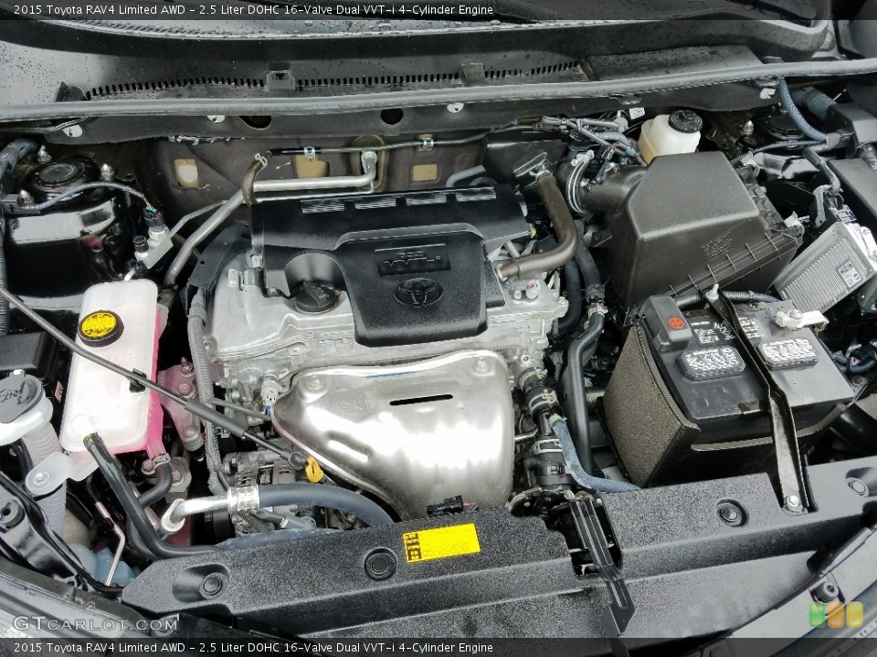 2.5 Liter DOHC 16-Valve Dual VVT-i 4-Cylinder Engine for the 2015 Toyota RAV4 #120006477