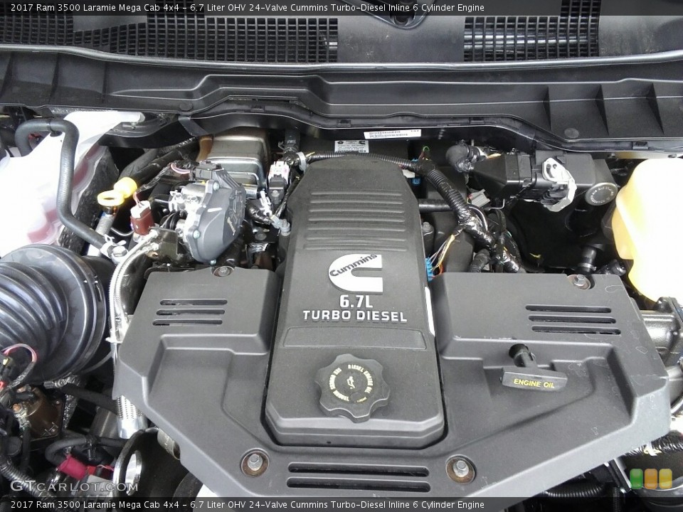 6.7 Liter OHV 24-Valve Cummins Turbo-Diesel Inline 6 Cylinder Engine for the 2017 Ram 3500 #120006921