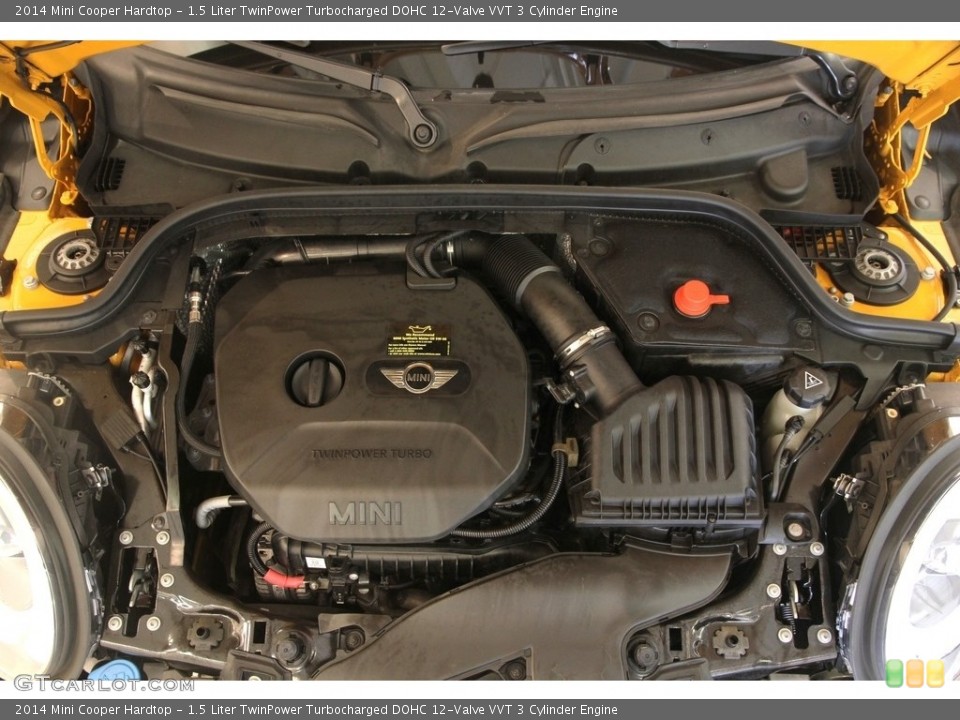 1.5 Liter TwinPower Turbocharged DOHC 12-Valve VVT 3 Cylinder 2014 Mini Cooper Engine