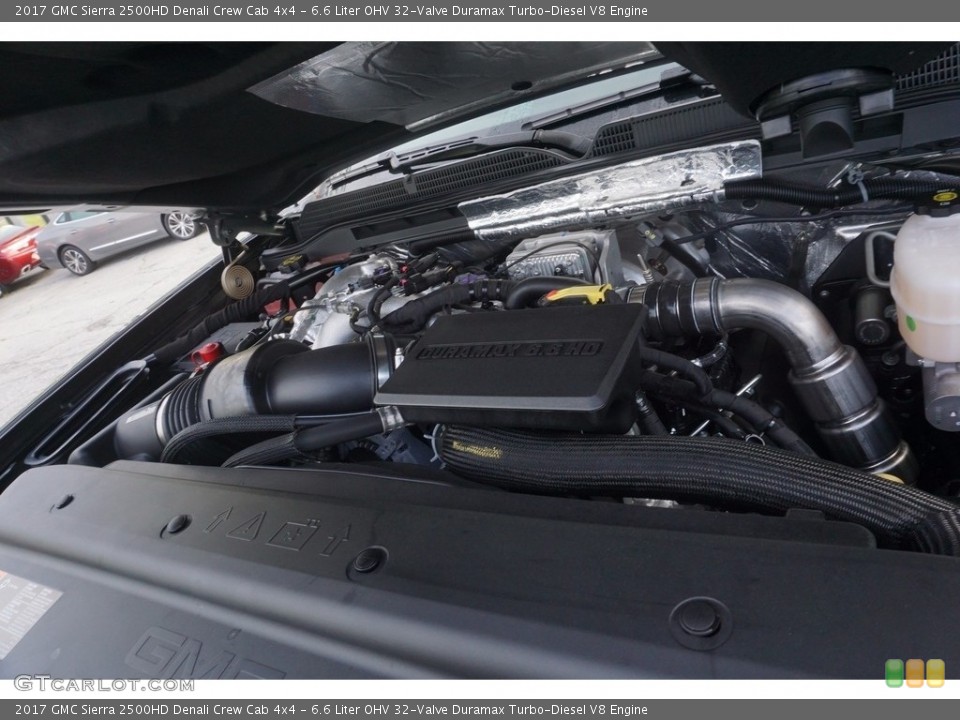6.6 Liter OHV 32-Valve Duramax Turbo-Diesel V8 2017 GMC Sierra 2500HD Engine