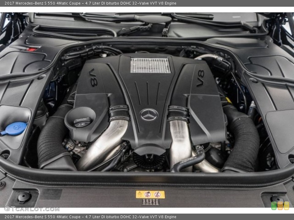 4.7 Liter DI biturbo DOHC 32-Valve VVT V8 Engine for the 2017 Mercedes-Benz S #120105363