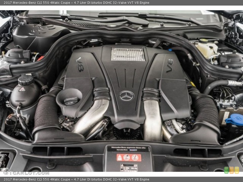 4.7 Liter DI biturbo DOHC 32-Valve VVT V8 Engine for the 2017 Mercedes-Benz CLS #120108264
