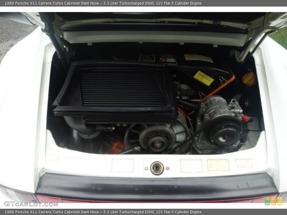 3.3 Liter Turbocharged SOHC 12V Flat 6 Cylinder Engine for the 1989 Porsche 911 #120111228