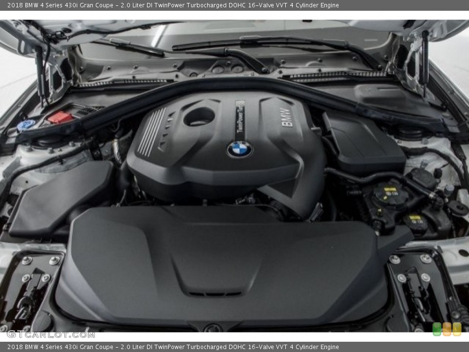 2.0 Liter DI TwinPower Turbocharged DOHC 16-Valve VVT 4 Cylinder Engine for the 2018 BMW 4 Series #120181302