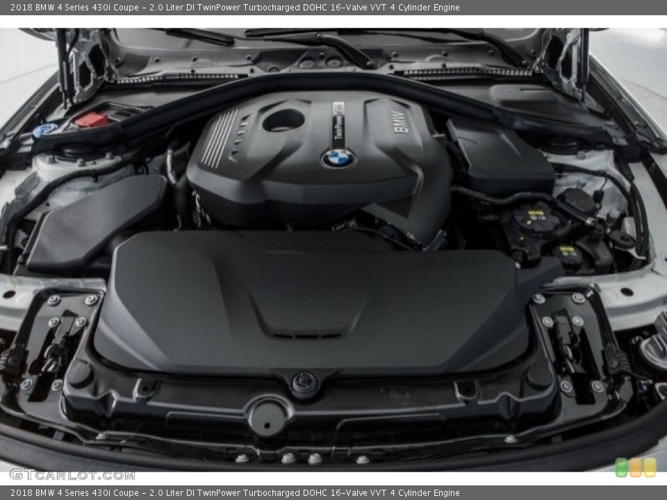 2.0 Liter DI TwinPower Turbocharged DOHC 16-Valve VVT 4 Cylinder Engine for the 2018 BMW 4 Series #120181539