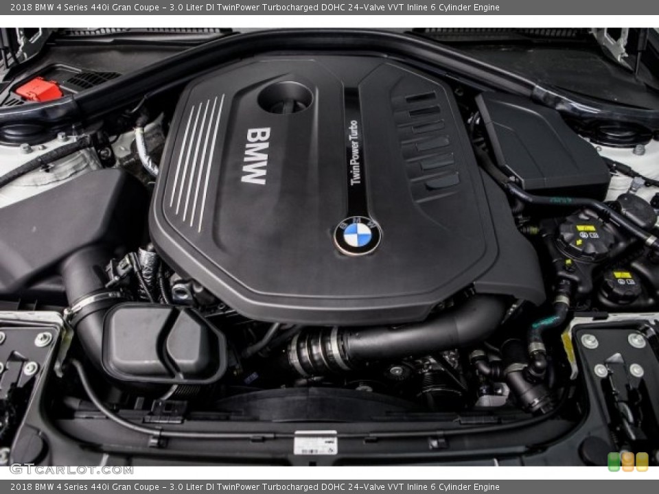 3.0 Liter DI TwinPower Turbocharged DOHC 24-Valve VVT Inline 6 Cylinder Engine for the 2018 BMW 4 Series #120184761