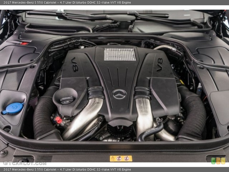 4.7 Liter DI biturbo DOHC 32-Valve VVT V8 Engine for the 2017 Mercedes-Benz S #120187770