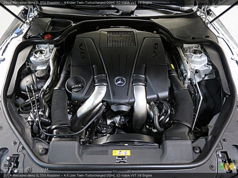4.6 Liter Twin-Turbocharged DOHC 32-Valve VVT V8 Engine for the 2014 Mercedes-Benz SL #120211674