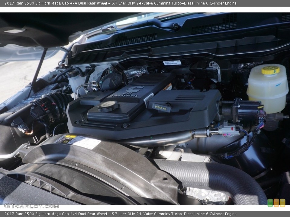 6.7 Liter OHV 24-Valve Cummins Turbo-Diesel Inline 6 Cylinder Engine for the 2017 Ram 3500 #120242466
