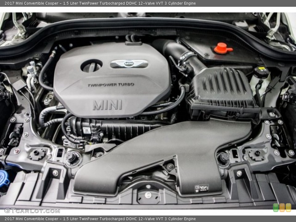 1.5 Liter TwinPower Turbocharged DOHC 12-Valve VVT 3 Cylinder Engine for the 2017 Mini Convertible #120250650