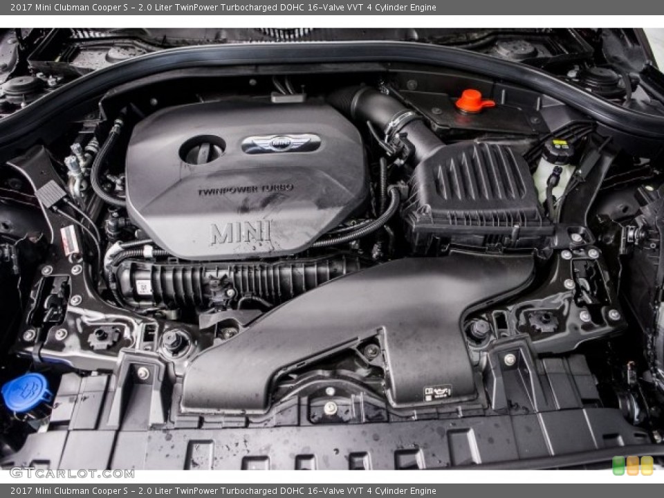2.0 Liter TwinPower Turbocharged DOHC 16-Valve VVT 4 Cylinder 2017 Mini Clubman Engine