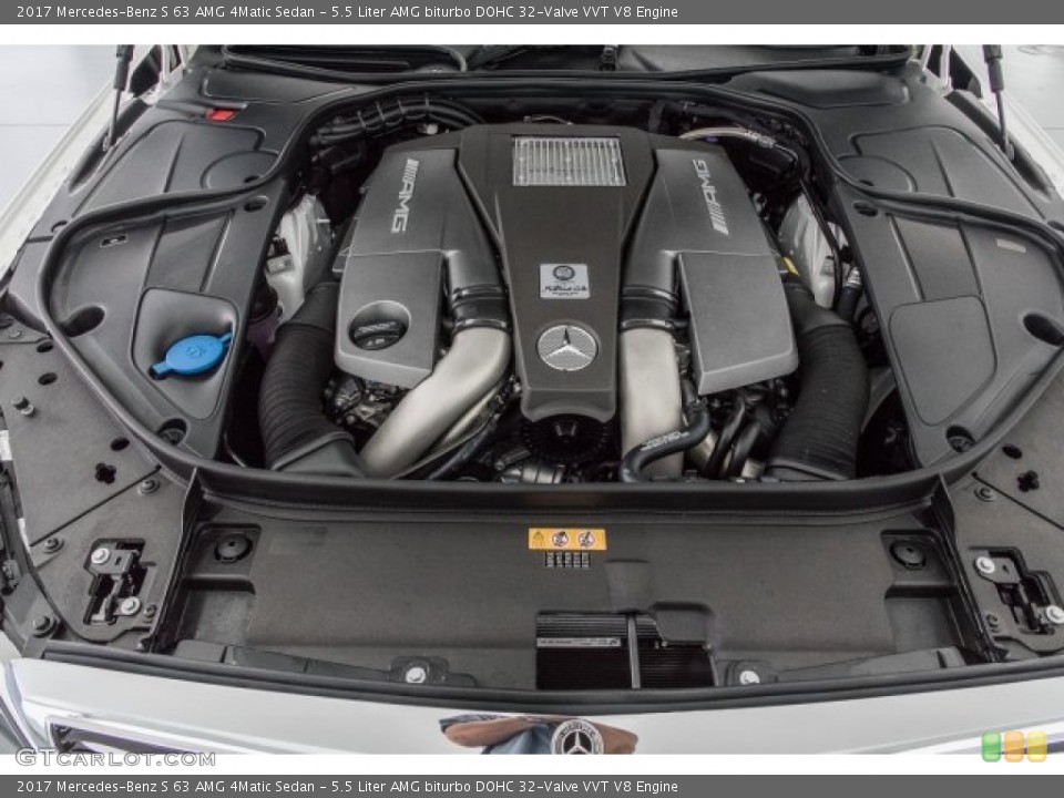 5.5 Liter AMG biturbo DOHC 32-Valve VVT V8 Engine for the 2017 Mercedes-Benz S #120268266