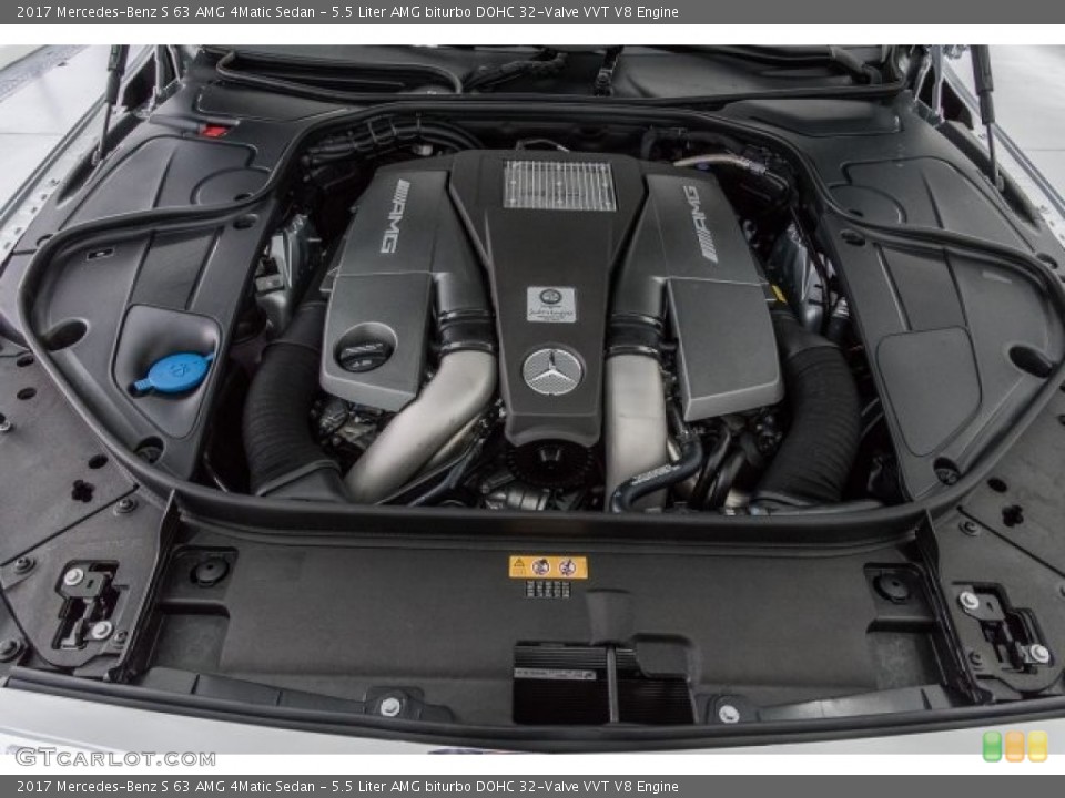 5.5 Liter AMG biturbo DOHC 32-Valve VVT V8 Engine for the 2017 Mercedes-Benz S #120268872