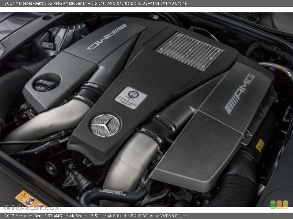 5.5 Liter AMG biturbo DOHC 32-Valve VVT V8 Engine for the 2017 Mercedes-Benz S #120269241