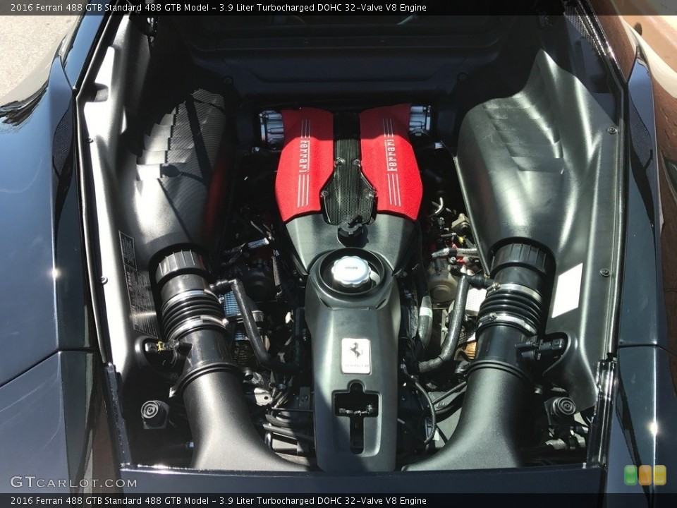 3.9 Liter Turbocharged DOHC 32-Valve V8 Engine for the 2016 Ferrari 488 GTB #120276097