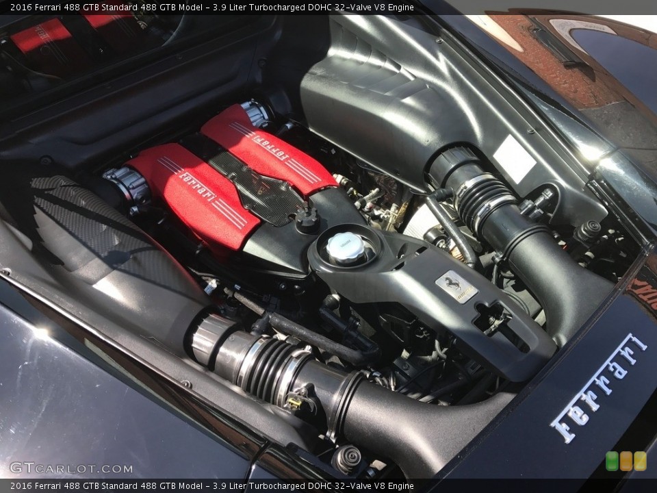 3.9 Liter Turbocharged DOHC 32-Valve V8 Engine for the 2016 Ferrari 488 GTB #120276119