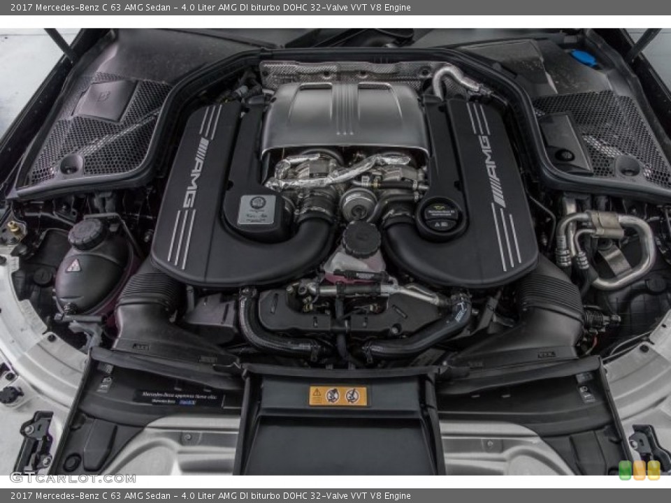 4.0 Liter AMG DI biturbo DOHC 32-Valve VVT V8 Engine for the 2017 Mercedes-Benz C #120293753