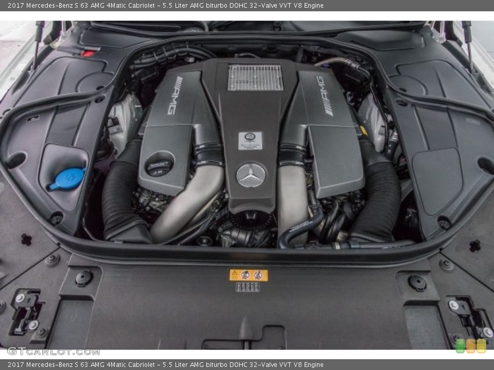 5.5 Liter AMG biturbo DOHC 32-Valve VVT V8 Engine for the 2017 Mercedes-Benz S #120308861