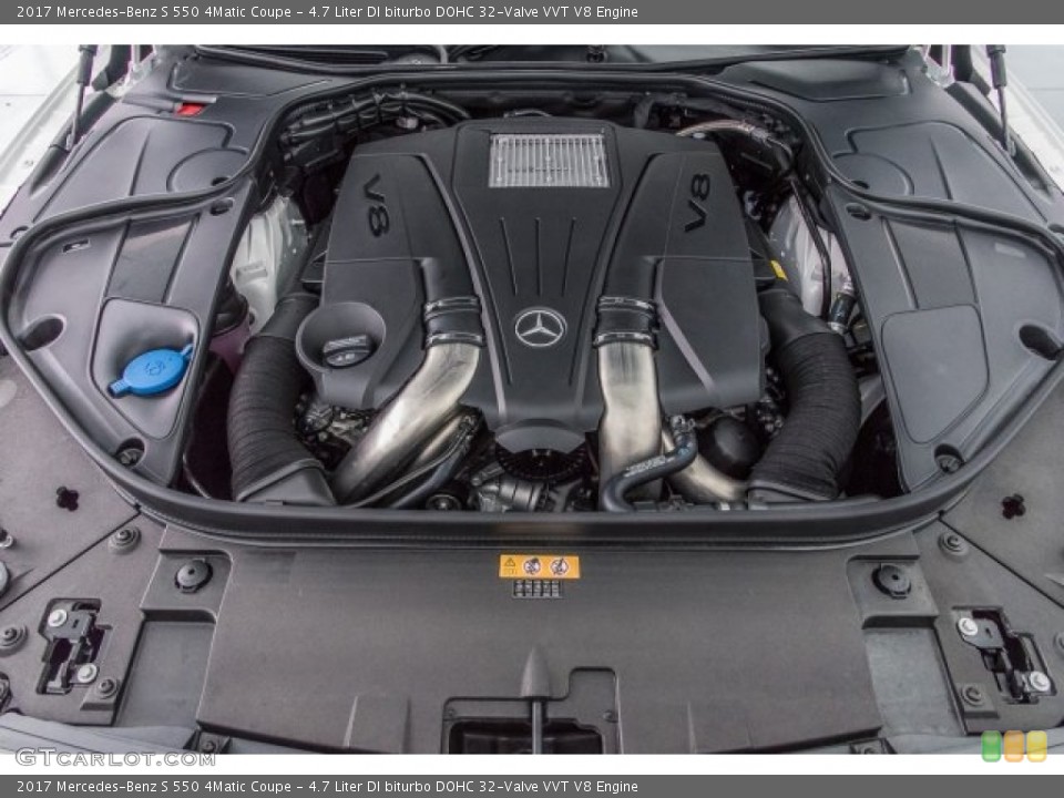4.7 Liter DI biturbo DOHC 32-Valve VVT V8 Engine for the 2017 Mercedes-Benz S #120309104