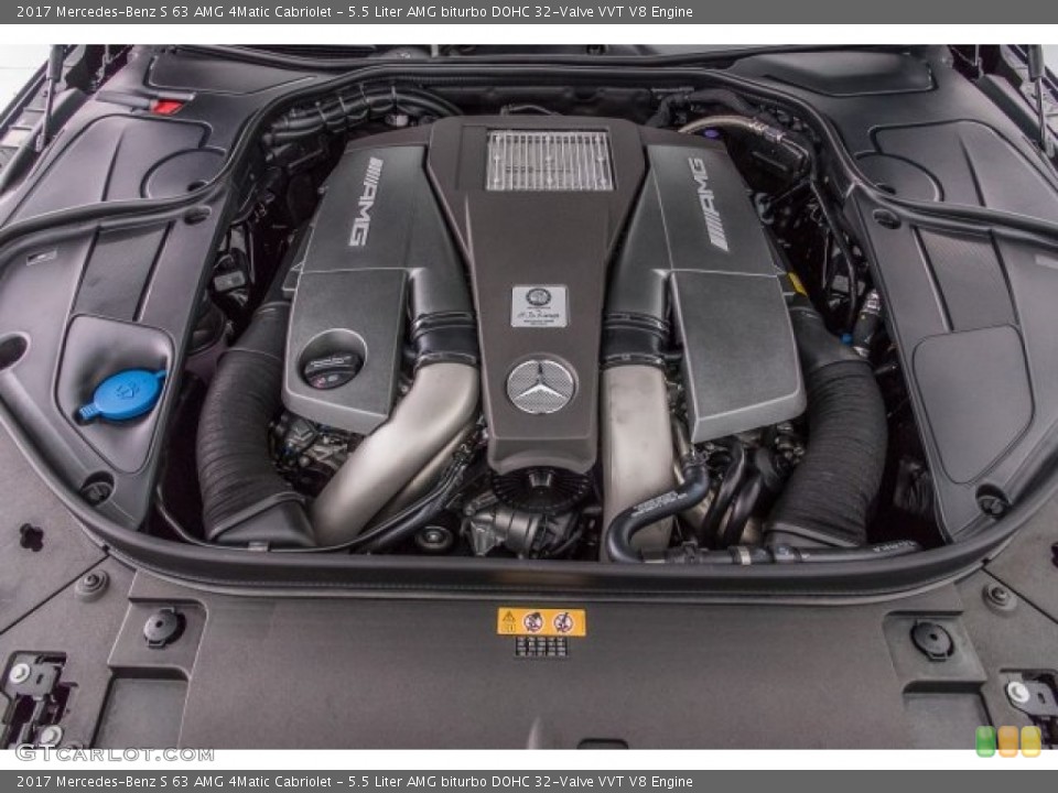 5.5 Liter AMG biturbo DOHC 32-Valve VVT V8 Engine for the 2017 Mercedes-Benz S #120309365