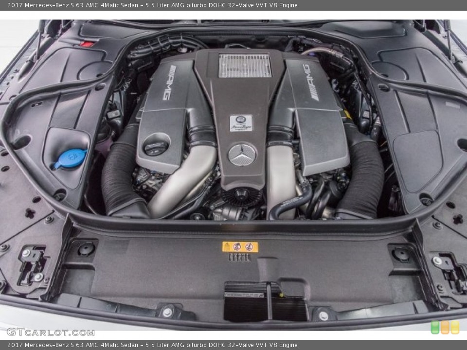 5.5 Liter AMG biturbo DOHC 32-Valve VVT V8 Engine for the 2017 Mercedes-Benz S #120316568