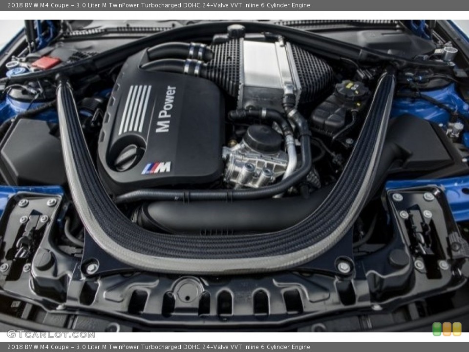 3.0 Liter M TwinPower Turbocharged DOHC 24-Valve VVT Inline 6 Cylinder Engine for the 2018 BMW M4 #120317258