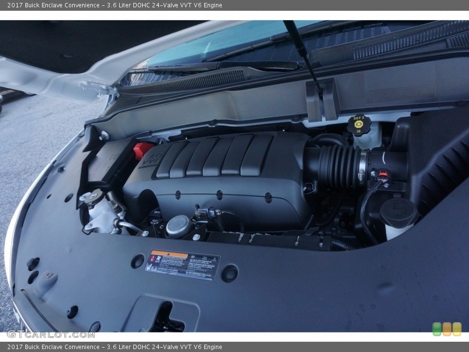3.6 Liter DOHC 24-Valve VVT V6 2017 Buick Enclave Engine