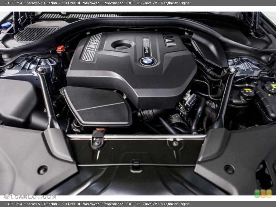 2.0 Liter DI TwinPower Turbocharged DOHC 16-Valve VVT 4 Cylinder 2017 BMW 5 Series Engine