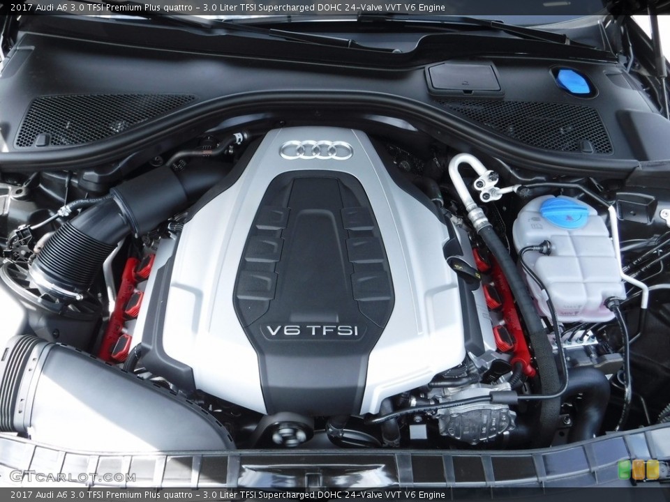 3.0 Liter TFSI Supercharged DOHC 24-Valve VVT V6 2017 Audi A6 Engine