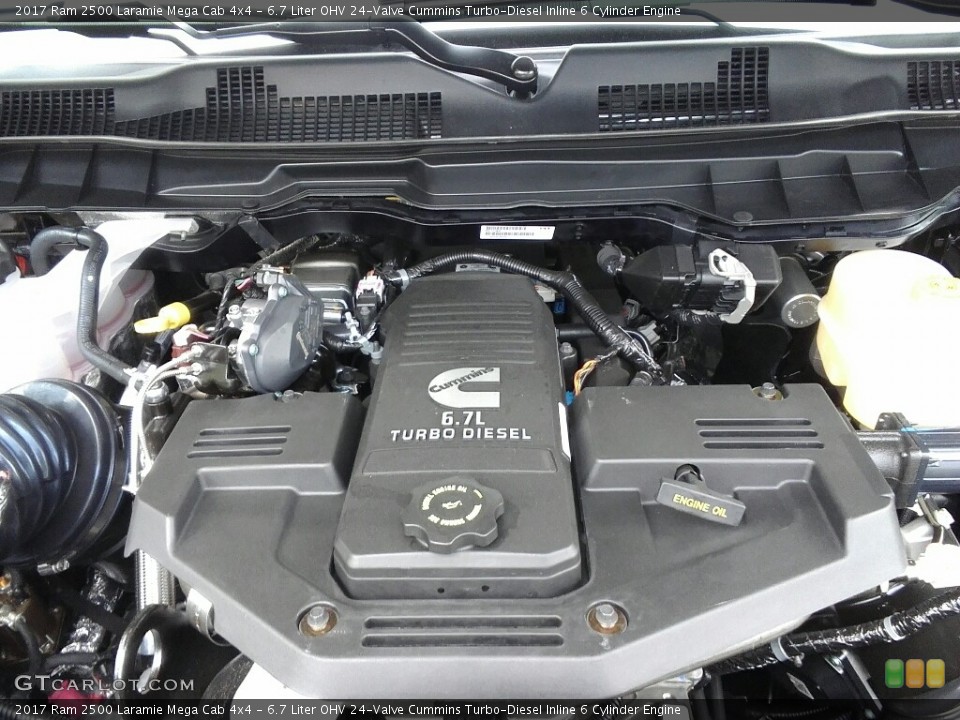 6.7 Liter OHV 24-Valve Cummins Turbo-Diesel Inline 6 Cylinder Engine for the 2017 Ram 2500 #120409940