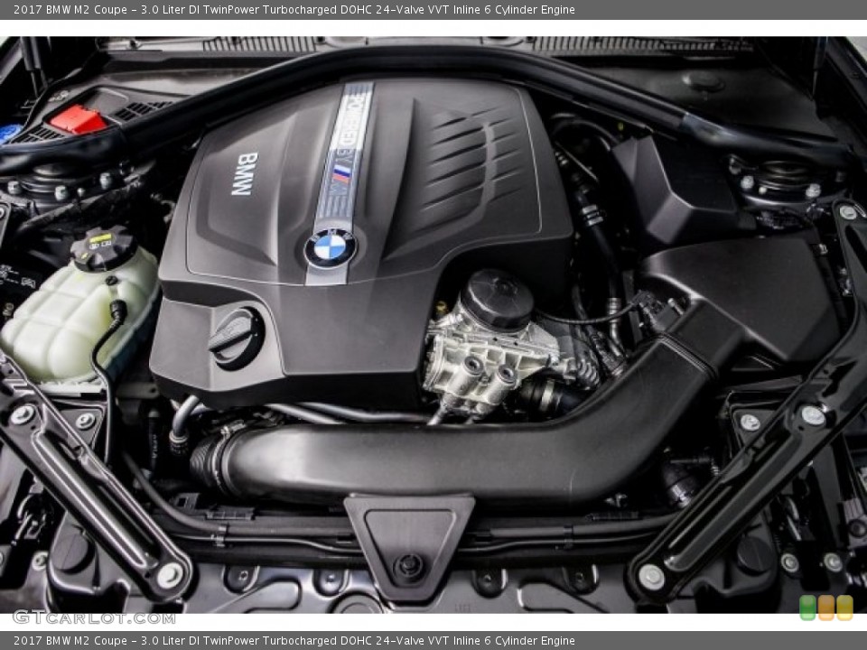 3.0 Liter DI TwinPower Turbocharged DOHC 24-Valve VVT Inline 6 Cylinder 2017 BMW M2 Engine