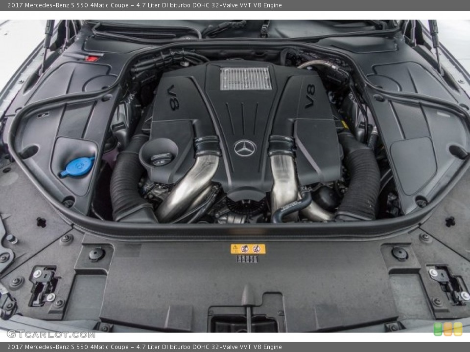 4.7 Liter DI biturbo DOHC 32-Valve VVT V8 Engine for the 2017 Mercedes-Benz S #120456143