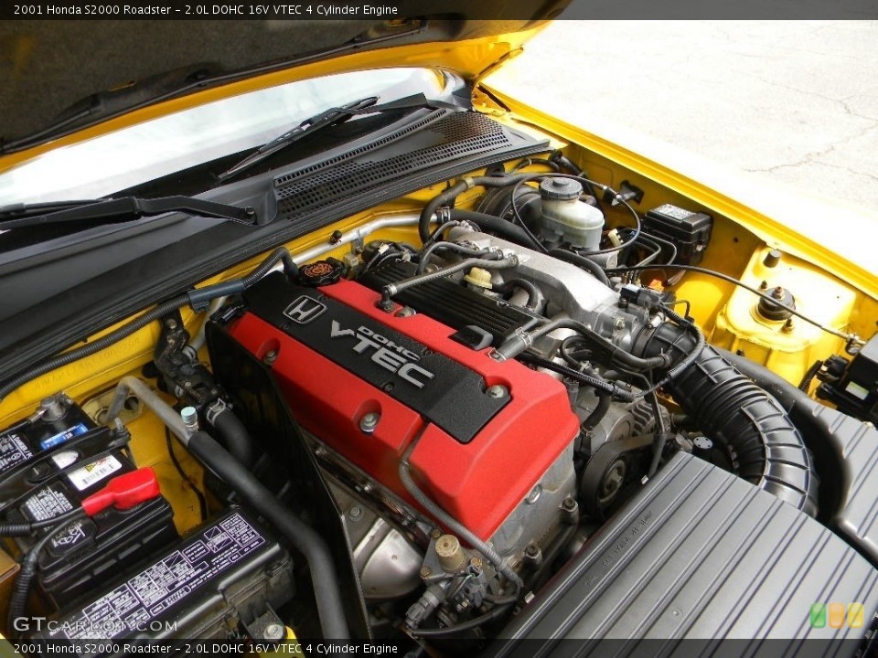 2.0L DOHC 16V VTEC 4 Cylinder 2001 Honda S2000 Engine