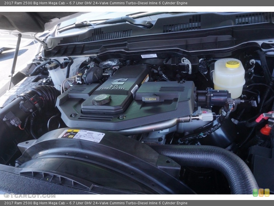 6.7 Liter OHV 24-Valve Cummins Turbo-Diesel Inline 6 Cylinder Engine for the 2017 Ram 2500 #120511492