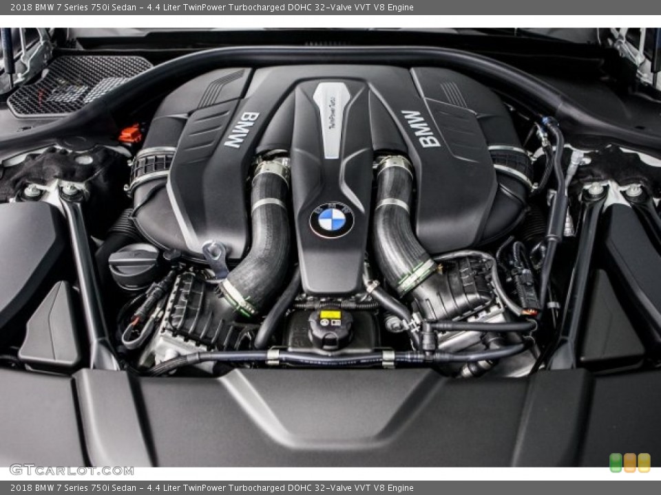 4.4 Liter TwinPower Turbocharged DOHC 32-Valve VVT V8 Engine for the 2018 BMW 7 Series #120527201
