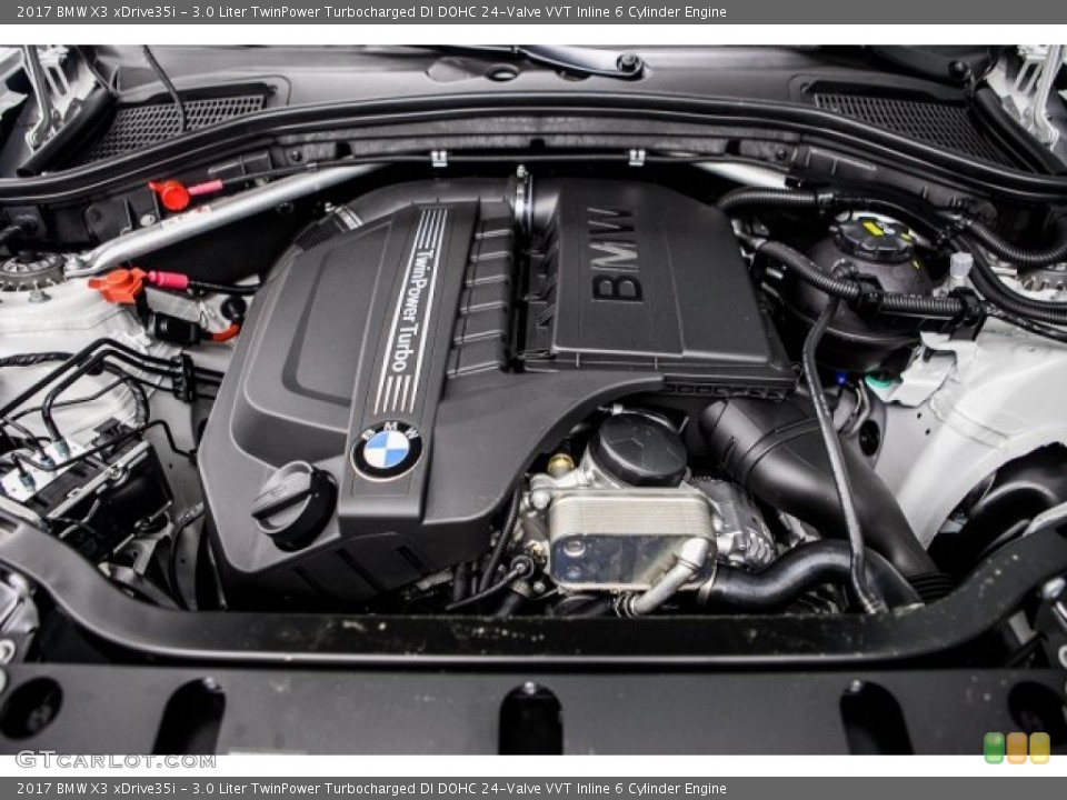 3.0 Liter TwinPower Turbocharged DI DOHC 24-Valve VVT Inline 6 Cylinder Engine for the 2017 BMW X3 #120528290