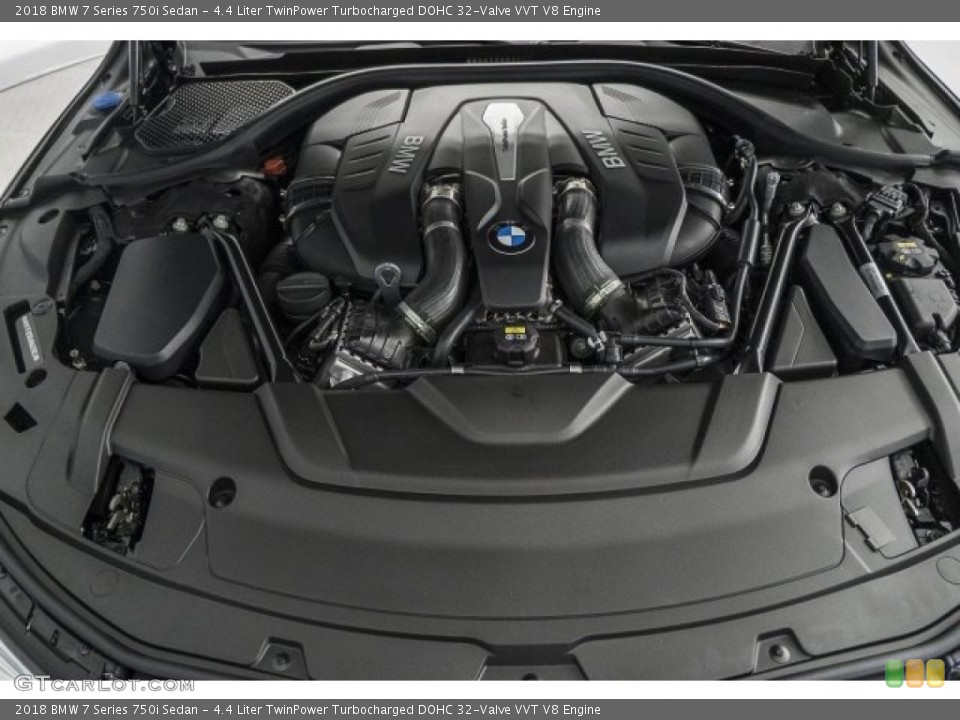 4.4 Liter TwinPower Turbocharged DOHC 32-Valve VVT V8 Engine for the 2018 BMW 7 Series #120540591