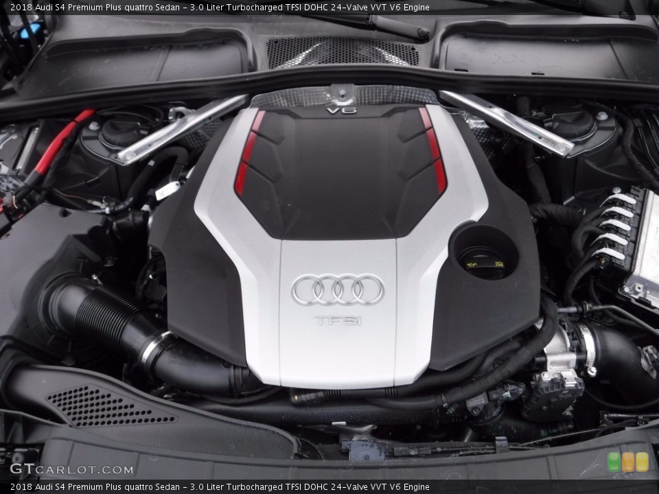 3.0 Liter Turbocharged TFSI DOHC 24-Valve VVT V6 Engine for the 2018 Audi S4 #120581102