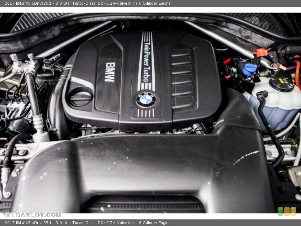 3.0 Liter Turbo-Diesel DOHC 24-Valve Inline 6 Cylinder 2017 BMW X5 Engine