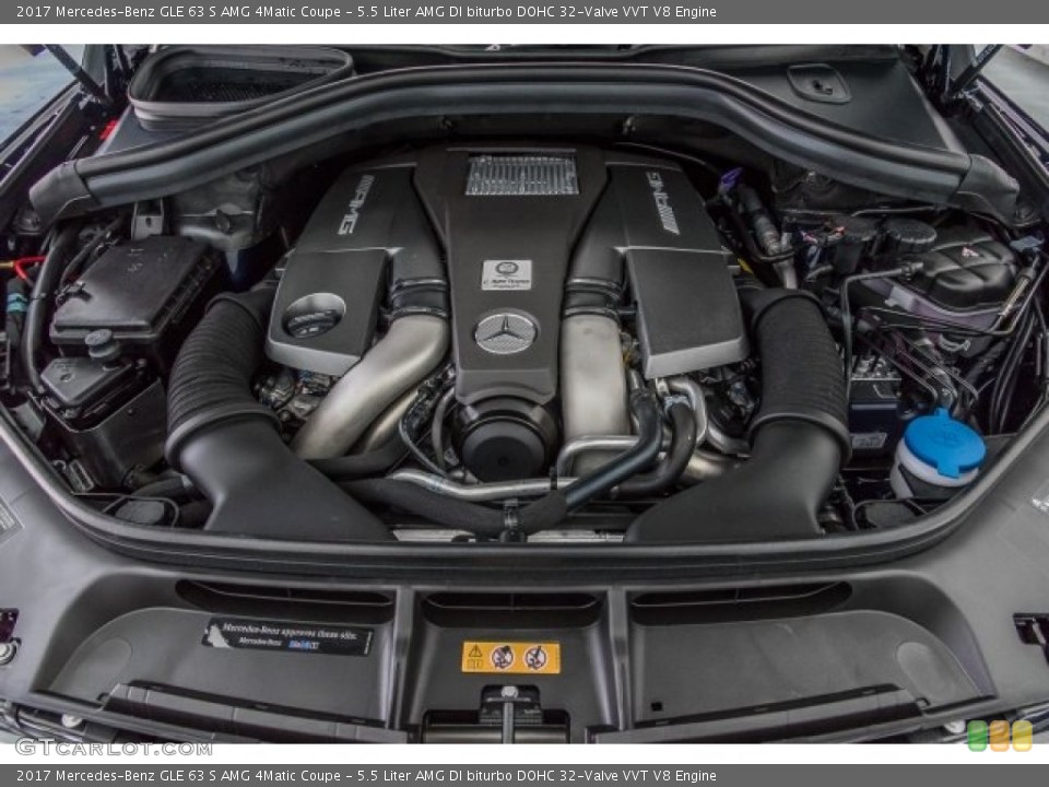 5.5 Liter AMG DI biturbo DOHC 32-Valve VVT V8 Engine for the 2017 Mercedes-Benz GLE #120600155