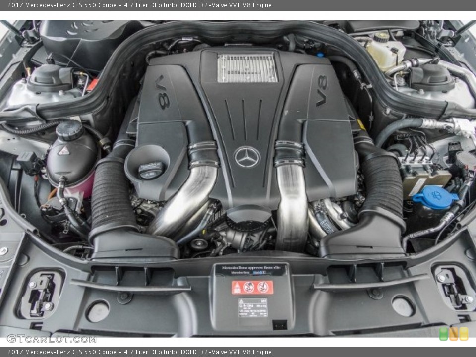4.7 Liter DI biturbo DOHC 32-Valve VVT V8 Engine for the 2017 Mercedes-Benz CLS #120611235