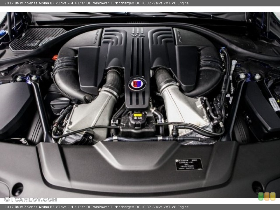 4.4 Liter DI TwinPower Turbocharged DOHC 32-Valve VVT V8 Engine for the 2017 BMW 7 Series #120640121