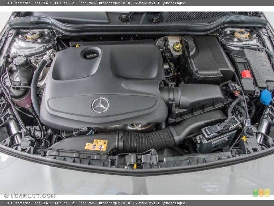 2.0 Liter Twin-Turbocharged DOHC 16-Valve VVT 4 Cylinder Engine for the 2018 Mercedes-Benz CLA #120644834