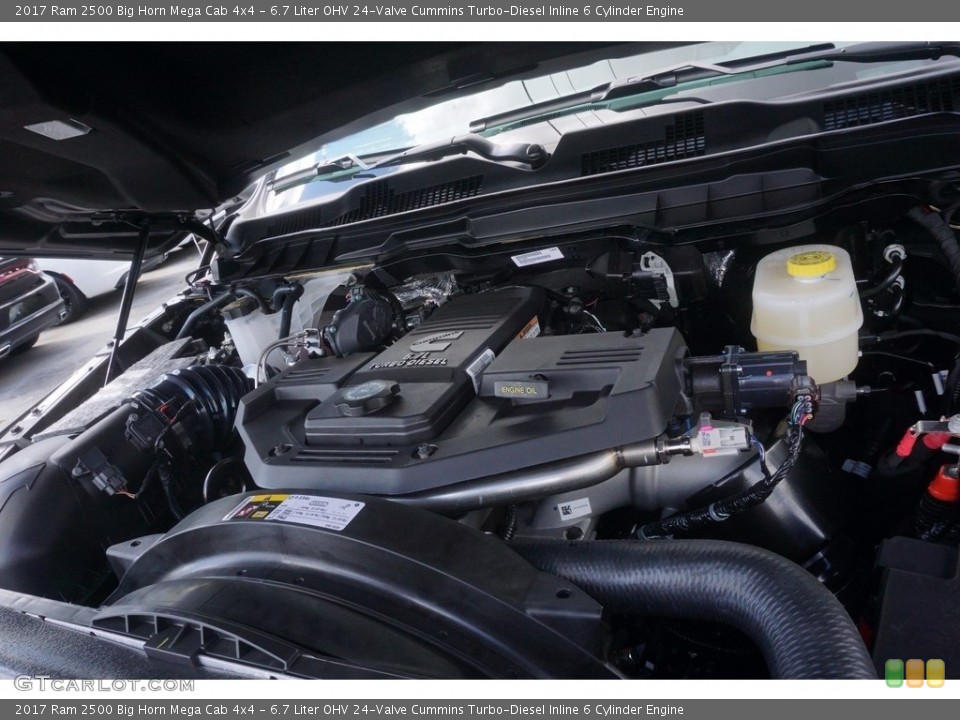 6.7 Liter OHV 24-Valve Cummins Turbo-Diesel Inline 6 Cylinder Engine for the 2017 Ram 2500 #120661831
